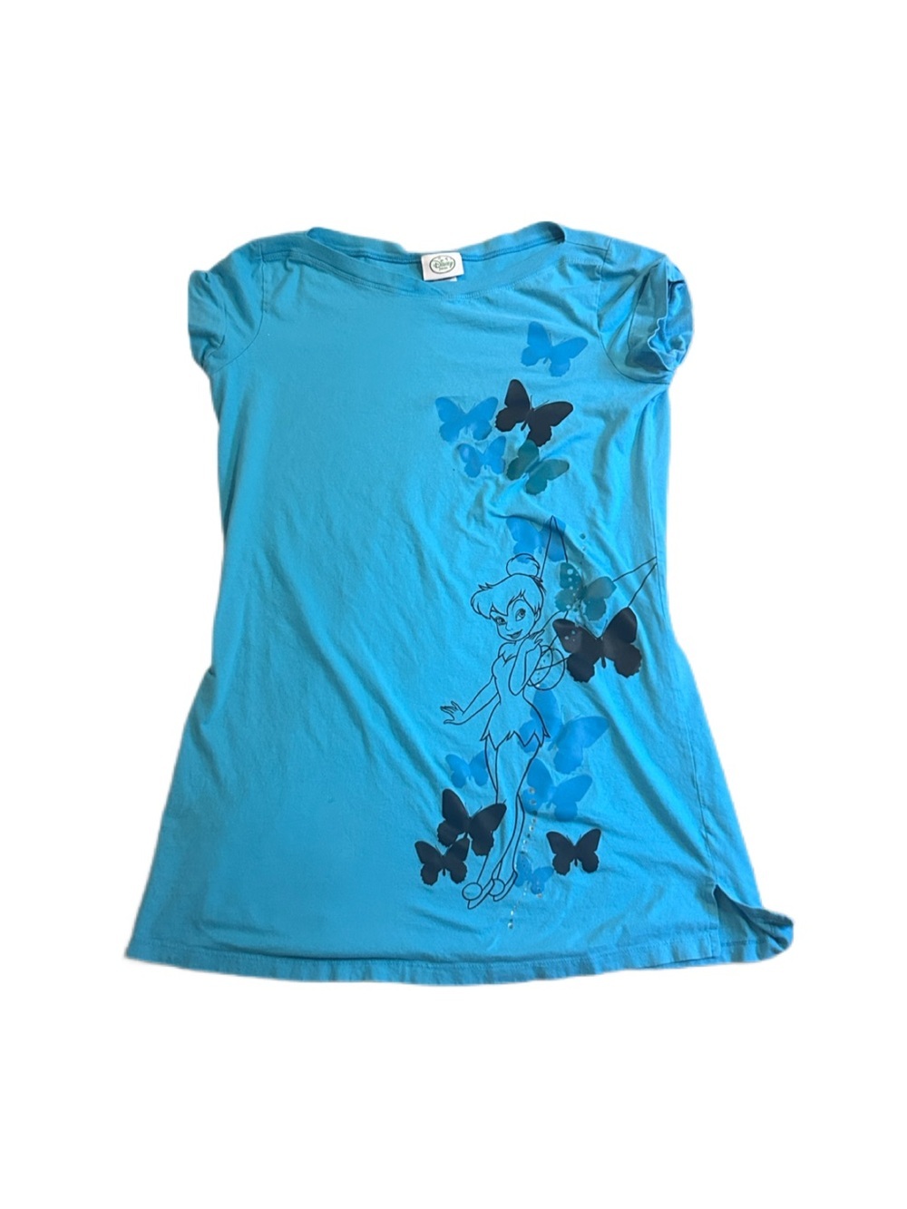 Disney Fairies Tinker Bell Blue Butterfly Vintage fairy sleepwear dress pajama